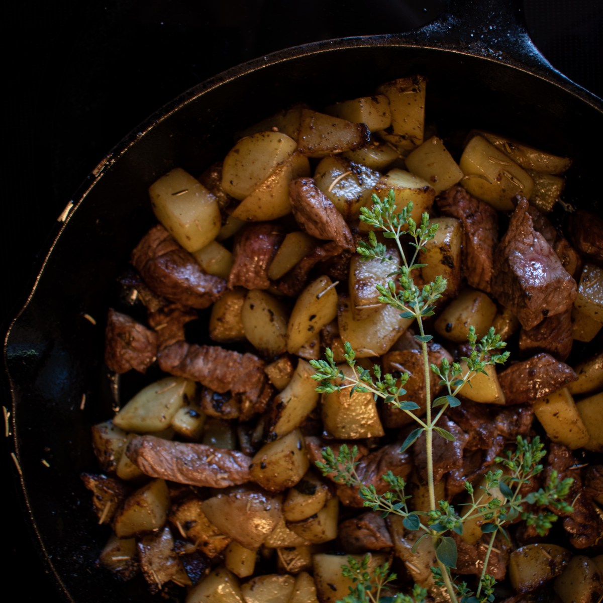 Herb Steak and Potatoes